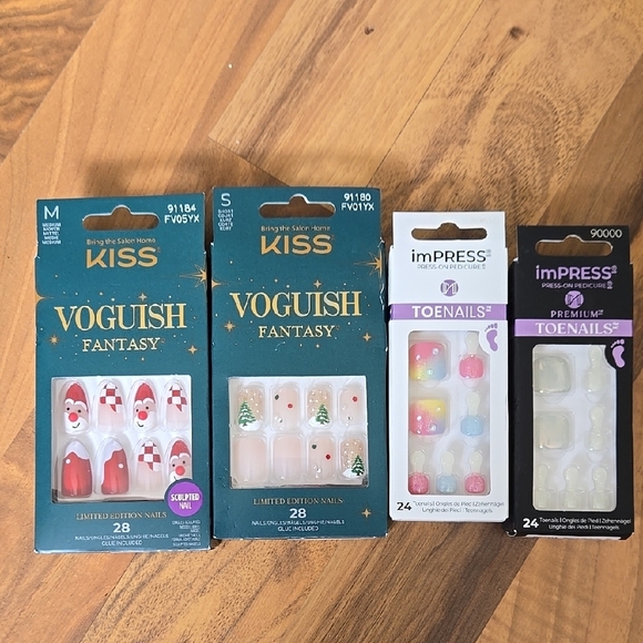 Kiss Other - KISS Vogueish Fantasy and imPRESS Nail Sets Bundle